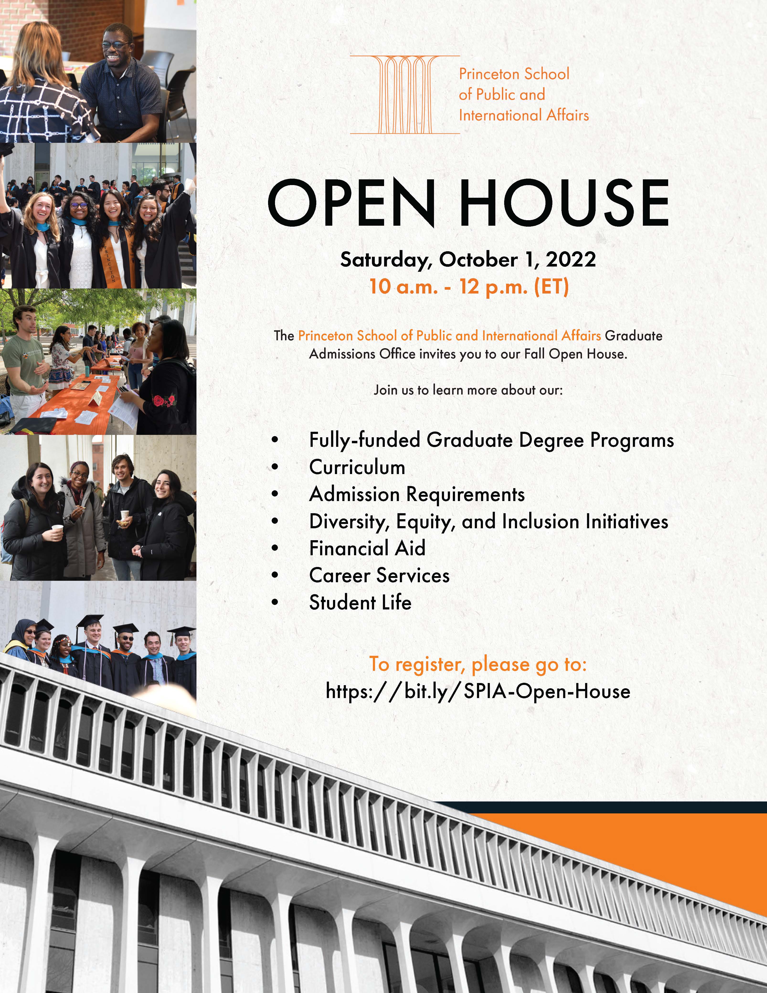 Join us for our Fall Open House October 1, 2022 at 1000 a.m. ET